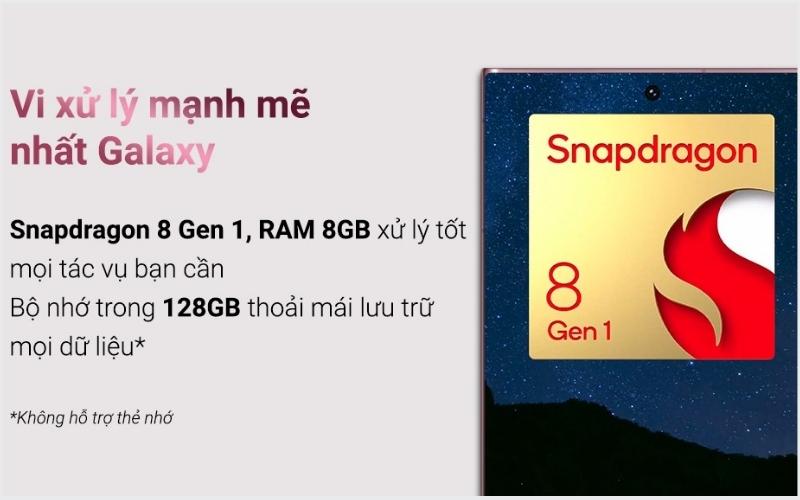 Trong phi&ecirc;n bản mới nhất, Samsung đ&atilde; n&acirc;ng cấp hiệu năng mọt c&aacute;ch mạnh mẽ từ Galaxy S22 Ultra